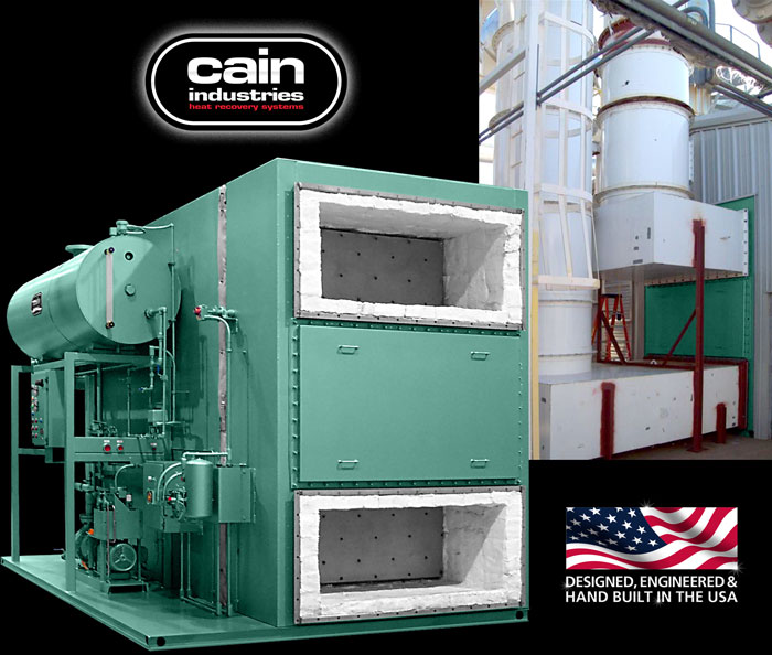 Cain Industries ESG (Exhaust Steam Generator) Fume Incineration
