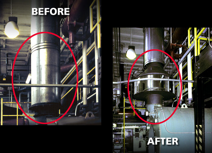 FCR Boiler Economizer Before & After Installation